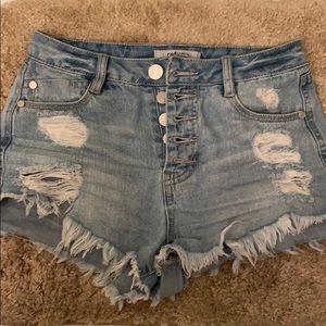 High waisted shorts